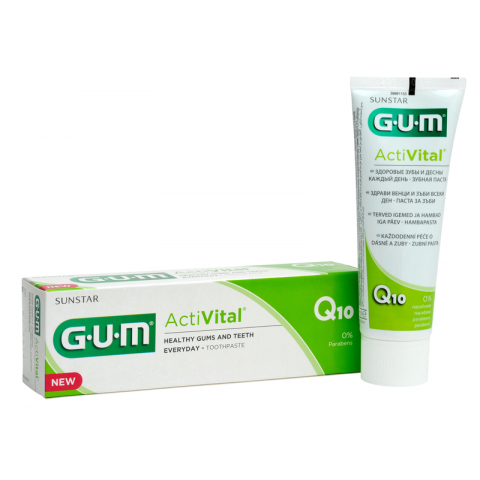 Dantų pasta GUM® Activital su Q10 75 ml.